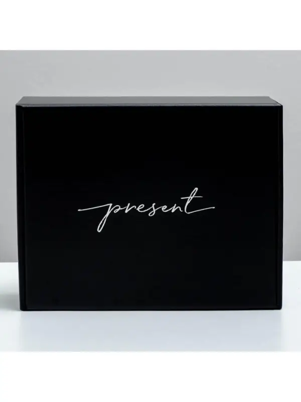 Коробка подарочная двухсторонняя складная, упаковка, &laquo;Present&raquo;, 27&times;21&times;9 см