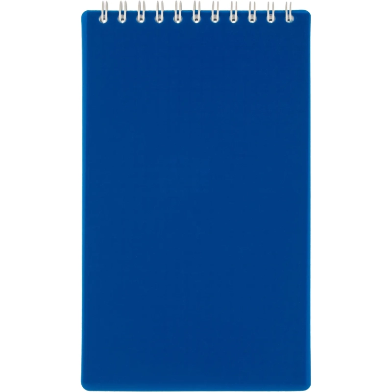 Блокнот 100х170 л. Attache Economy, мет.гребень,пласт.обл,синий,клетка