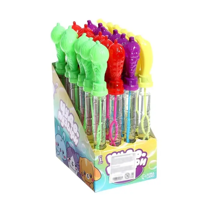 Мыльные пузыри «Фрукты», 26 × 3 × 3 см, 50 мл