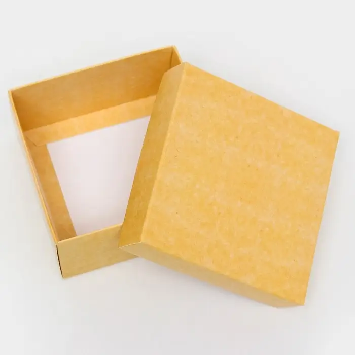 Коробка подарочная складная, упаковка, крышка - дно, крафт, 10×10×5 см Коробка подарочная складная, упаковка, крышка - дно, крафт, 10×10×5 см