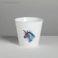 Кашпо для цветов &laquo;Единорог&raquo;, 0,8 л, 11 х 12 см