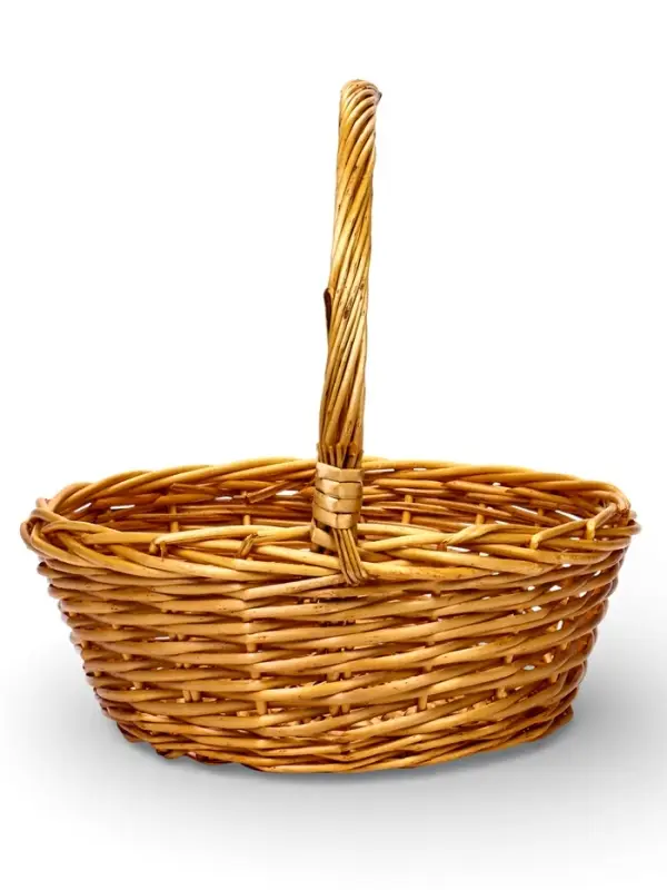 Набор корзин 3 шт 44х44х16, 37х37х14, 31х31х12 см руска 17/15/13см  лоза натур