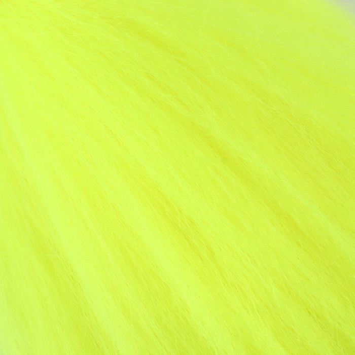 ZUMBA Канекалон однотонный, гофрированный, 60 см, 100 гр, цвет лимонный(#AY22)