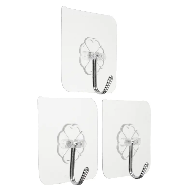 Крючки самоклеящиеся тм VETTA, 6х6см, ПВХ, 3шт