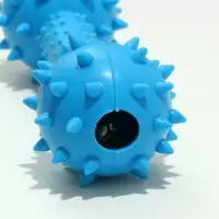 Жевательная игрушка для собак &laquo;Грозная гантель&raquo;, 15&times;5 см, синяя