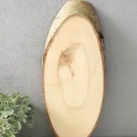 Спил осины, косой, слэб для декора, 35&times;16&plusmn;2 см