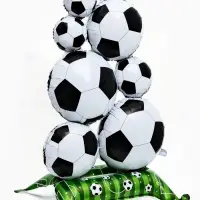 Воздушный шар фольгированный 60" &laquo;Футбол", под воздух