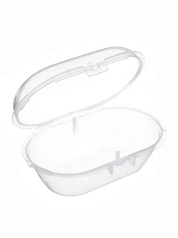 Соски-пустышки, от 6 мес., латекс, классические, в контейнере, набор из 2 шт., айвори/зелёный, M&B