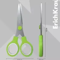 Ножницы детские 13 см, ErichKrause Standard Junior, с закруглёнными концами лезвий, МИКС