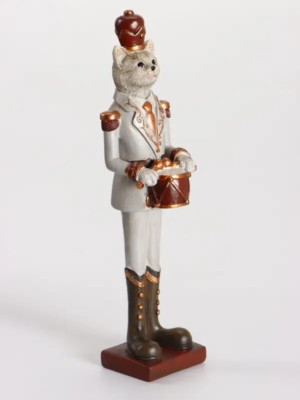 Фигурка &laquo;Кот с барабаном&raquo;, 6.5&times;6&times;27 см