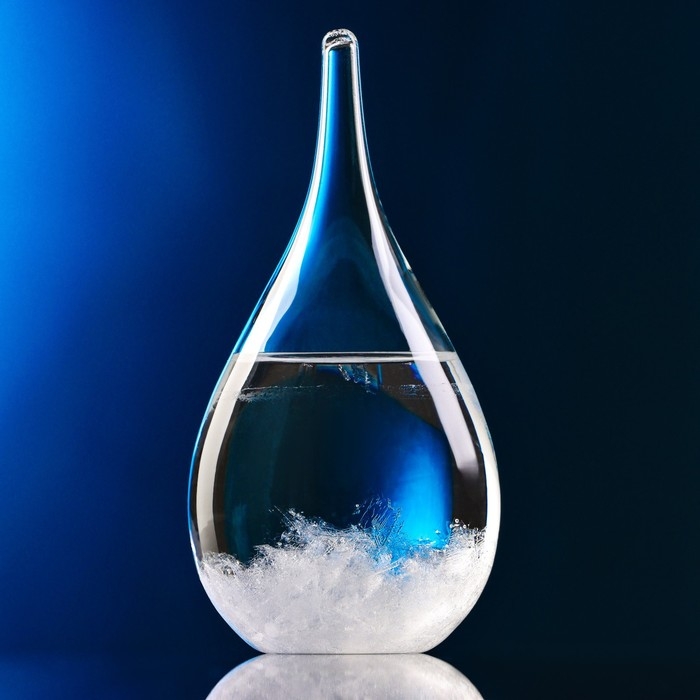 Барометр - штормгласс Барометр - штормгласс "Капля" 6х12см