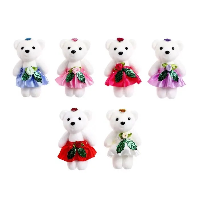 Игрушка из пенопласта «Мишка с цветком», МИКС