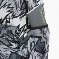 Рюкзак школьный &laquo;Абстракция&raquo;, 3 кармана, размер 30&times;13&times;42 см, чёрный