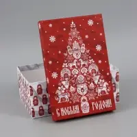 Коробка подарочная, набор 10 в 1 &laquo;Русский стиль&raquo;, 32.5&times;20&times;12.5 - 12&times;7&times;4 см