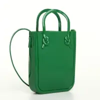 Сумка детская 13&times;3.5&times;16.5 см, без застёжки, зелёная