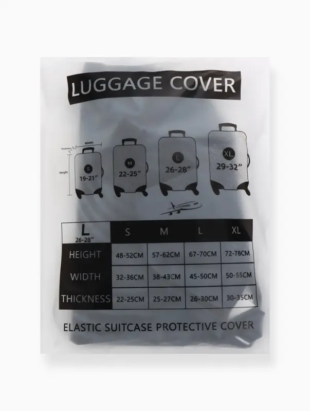 Чехол для чемодана &laquo;Кот&raquo;, 28", синий