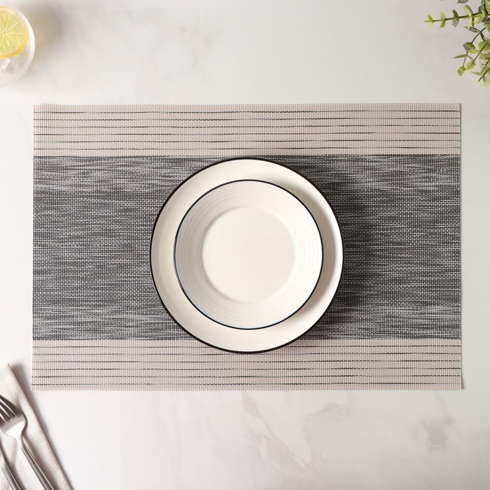 Салфетка сервировочная на стол «Космос», 45×30 см, цвет серый Салфетка сервировочная на стол «Космос», 45×30 см, цвет серый