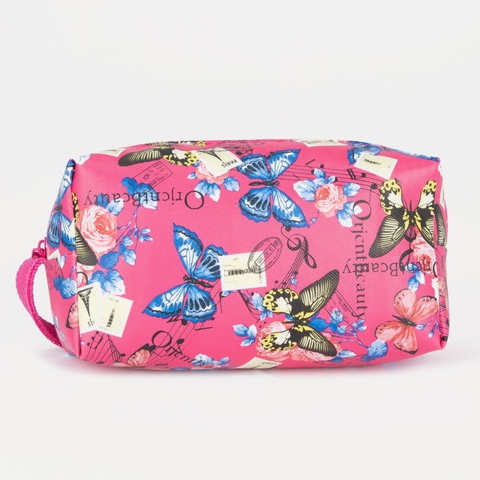 Косметичка на молнии, цвет розовый Косметичка на молнии, цвет розовый