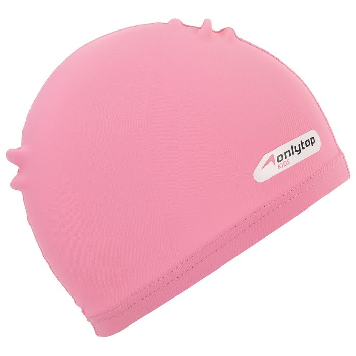 Шапочка для плавания ONLYTOP SWIM, детская, цвет розовый, обхват 46-52 см Шапочка для плавания ONLYTOP SWIM, детская, цвет розовый, обхват 46-52 см