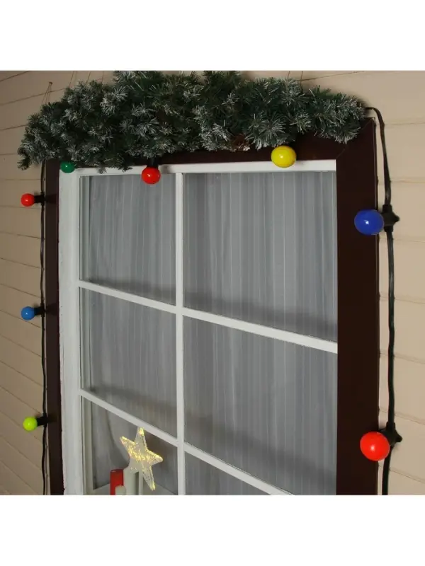 Гирлянда &laquo;Белт-лайт&raquo; 50 м, IP65, 2W, тёмная каучуковая нить, шаг 40 см, Е27 (без ламп), 220 В