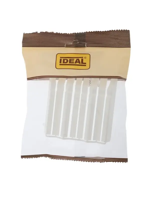 Накладки для фигурного плинтуса &laquo;Идеал. Дюра&raquo;, 80 мм. 8 штук, цвет 001 белый