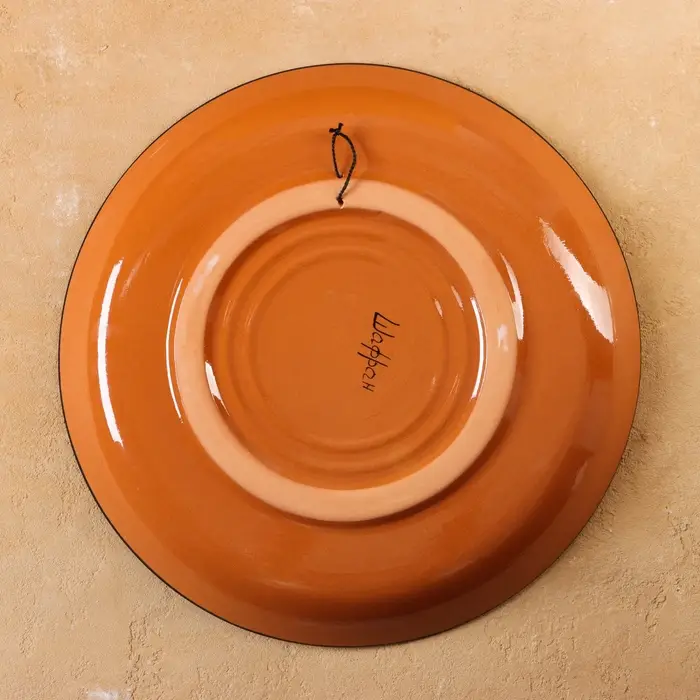 Ляган узбекский Риштанская Керамика &laquo;Жар-птица&raquo;, d=36 см, МИКС