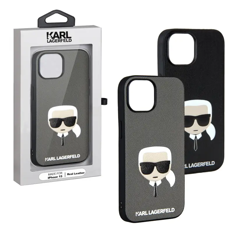 Чехол для iPhone 15 KARL LAGERFELD SAKH