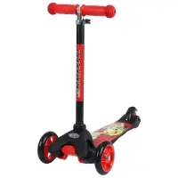 Самокат GRAFFITI Drive, колёса PU 110/75 мм, ABEC 7, красный