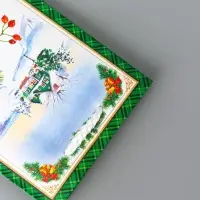Пакет подарочный новогодний &laquo;Снегирь на ветке&raquo;, 11.5&times;14.5&times;6.5 см