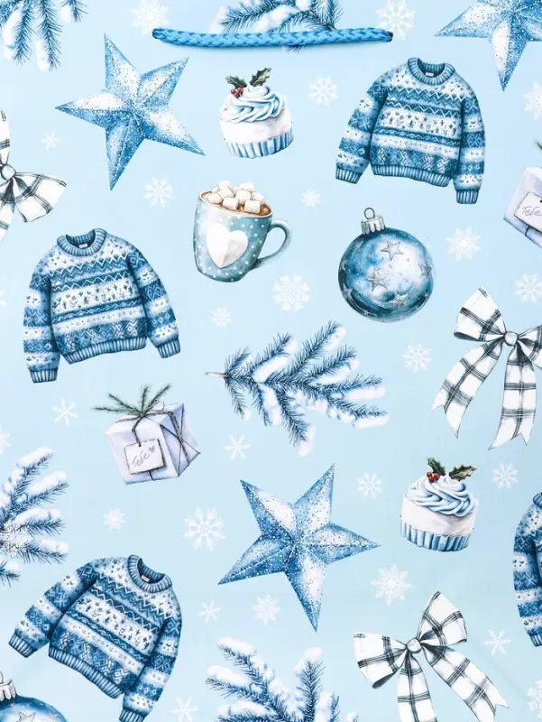 Пакет подарочный новогодний ламинированный, «Новогодние игруки » , 26×12×32 см Пакет подарочный новогодний ламинированный, «Новогодние игруки » , 26×12×32 см