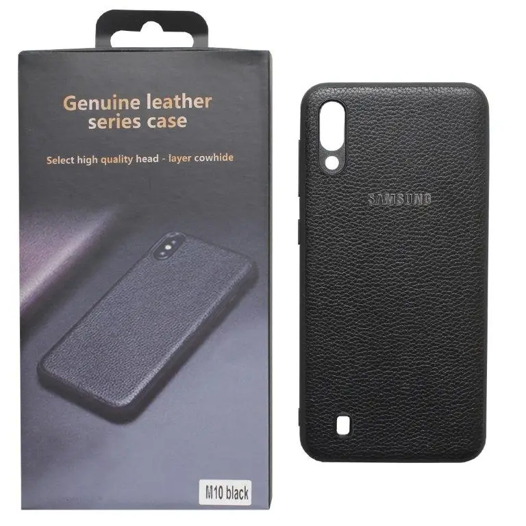 Чехол Samsung A10/M10 под кожу с коробкой Чехол Samsung A10/M10 под кожу с коробкой