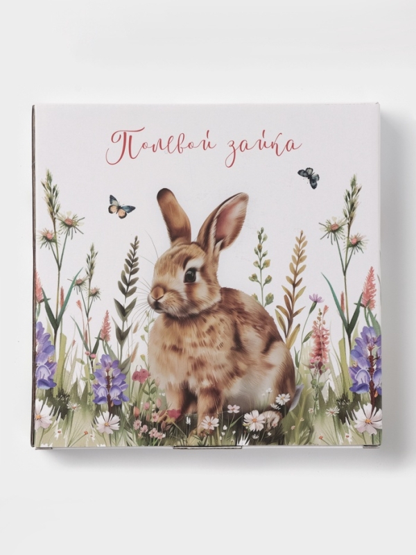 Тарелка десертная Доляна Тарелка десертная Доляна "Зайка" цвет белый цвет белый 20,3х2 см