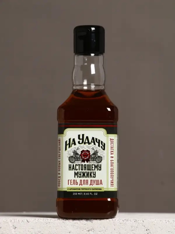 Набор Набор "На удачу", гель для душа виски и стакан с пулей