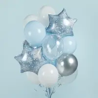 Воздушный шар фольгированный 19" «Снежинка»