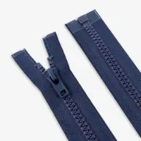 Молния &laquo;Трактор&raquo;, №8, разъёмная, замок автомат, 100 см, тёмно-синяя