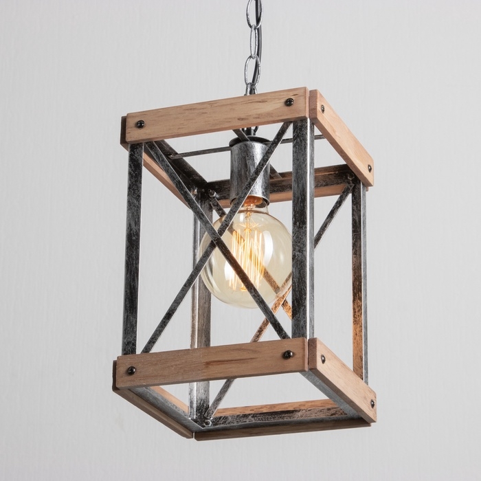 Светильник "Лунго" Е27 40Вт черный 15х15х20-170см