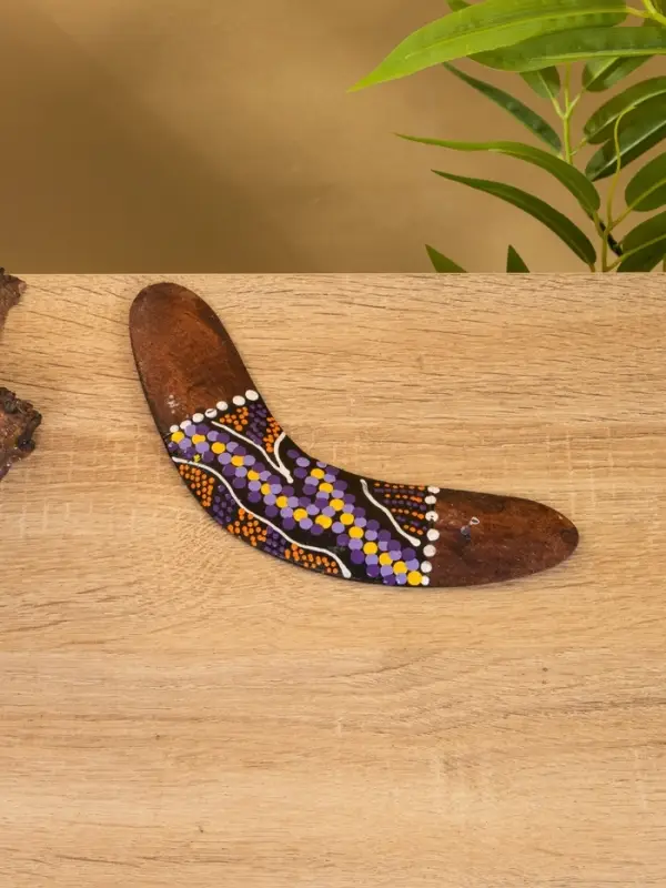 Сувенир "Бумеранг" албезия, 20х6х1 см, МИКС