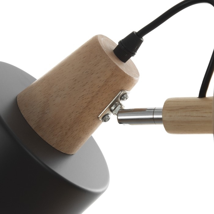 Спот  Спот "Бруни" Е27 40Вт черный 13х25х24 см