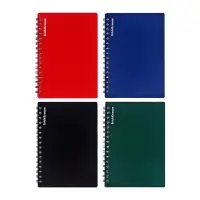 Тетрадь на спирали ErichKrause. Classic А6, 60 листов, в клетку, пластиковая обложка, блок офсет, МИКС