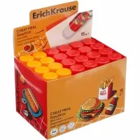 Клей-карандаш ErichKrause EasyStick Cheat Meal, 15 г