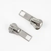 Бегунок автоматический &laquo;Классика&raquo; для молнии &laquo;Трактор&raquo;, №5, 10 шт., цвет никель