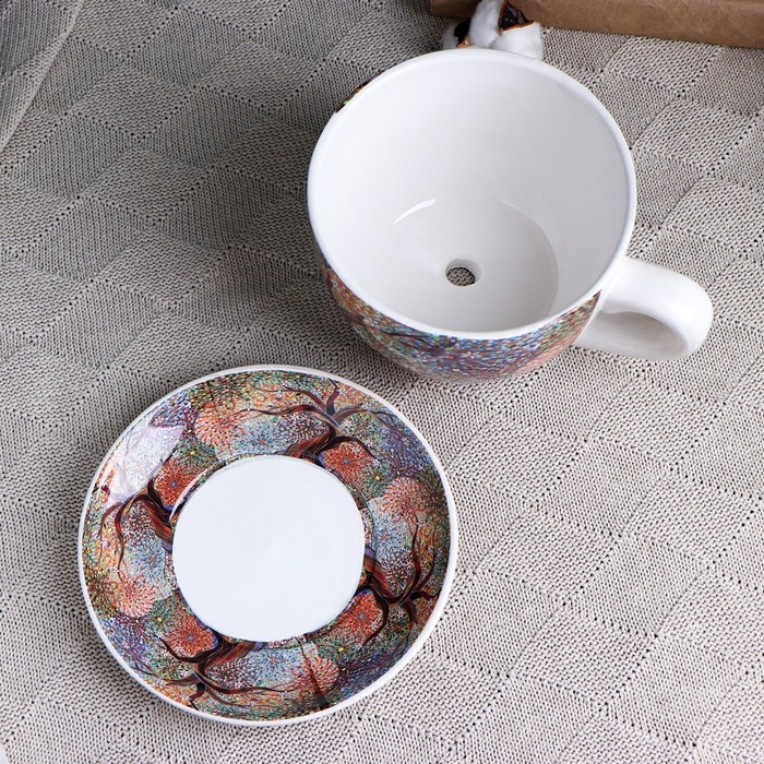 Горшок в форме чашки Горшок в форме чашки "Эмма" мозаика, 19х15х10см