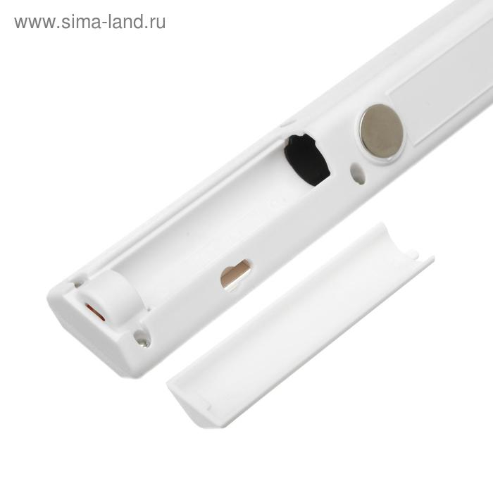 Светильник мебельный угловой, 8 Вт, COB LED, датчик движения, 6500K, 4xAA ( не в компл ) Светильник мебельный угловой, 8 Вт, COB LED, датчик движения, 6500K, 4xAA ( не в компл )