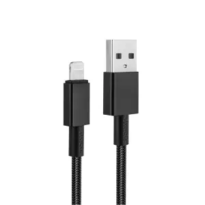 Кабель USB на Lightning 1M 2.4А X119 HOCO черный