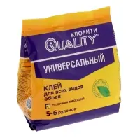 Клей обойный Quality, универсальный, мягкая упаковка, 150 г
