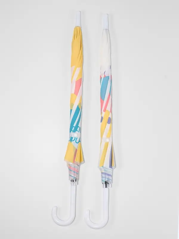 Зонт - трость полуавтоматический &laquo;Радужный круг&raquo;, 8 спиц, R=46/54 см, d=92 см, рисунок МИКС