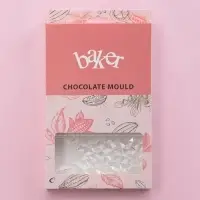 Форма для шоколада KONFINETTA &laquo;Иней&raquo;, пластик, 27.5&times;17.5&times;2.5 см, 3 ячейки 15.3&times;7.5&times;0.8 см, прозрачная