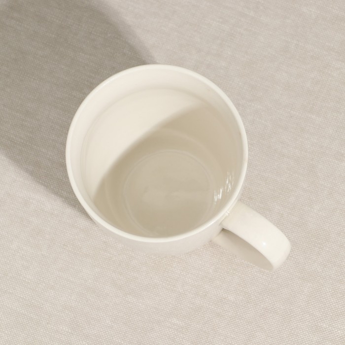 Кружка «365+», 400 мл, белая, керамика Кружка «365+», 400 мл, белая, керамика