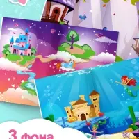 Альбом наклеек &laquo;Для девочек&raquo;, 250 наклеек, 8 стр.