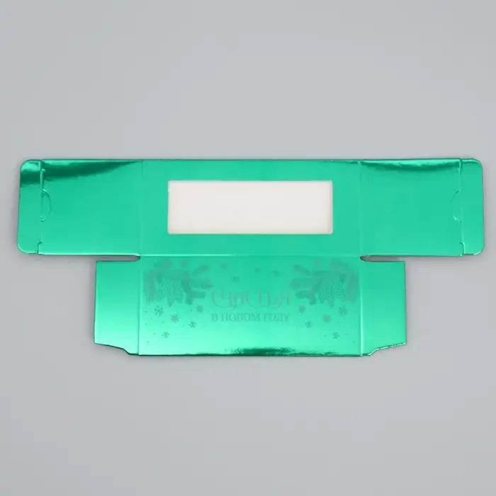 Коробочка для макарун «Счастья в новом году», 12 х 5.5 х 5.5 см Коробочка для макарун «Счастья в новом году», 12 х 5.5 х 5.5 см